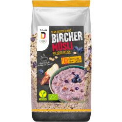 Bio TEAM D Bircher Müsli Heidelbeere 500g