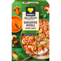 EDEKA Herzstücke Knuspermüsli Honig-Nuss 500g
