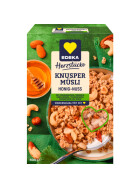 EDEKA Herzstücke Knuspermüsli Honig-Nuss 500g