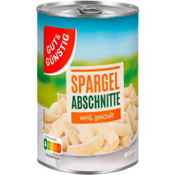 GUT&GÜNSTIG Spargelabschnitte ohne Köpfe 420g