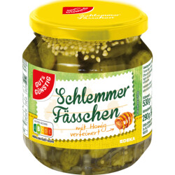 GUT&GÜNSTIG Schlemmerfässchen mit Honig 530g