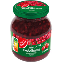 GUT&GÜNSTIG Preiselbeeren 390g
