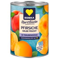 EDEKA Pfirsiche halbe Frucht in Traubensüße 415g