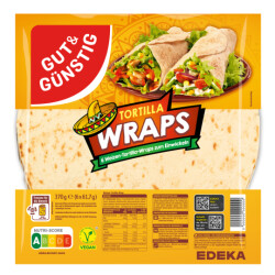 GUT&GÜNSTIG Tortilla Wraps Weizen 370g