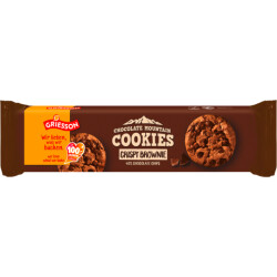 Griesson Chocolate Mountain Cookies Crispy Brownie 150g