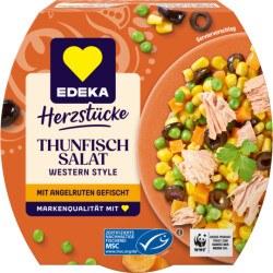MSC EDEKA Herzstücke Thunfischsalat Western Style 160g