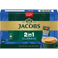 Jacobs Kaffee Instant 2in1 classic 10ST 129g