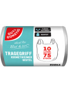 Gut & Günstig Kosmetikeimerbeutel mit Tragegriff 10l 75ST