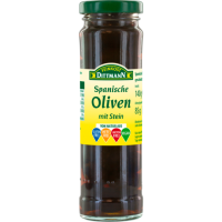 Feinkost Dittmann Oliven geschwärzt mit Stein 140g