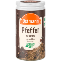 Ostmann Pfeffer schwarz gemahlen 50g