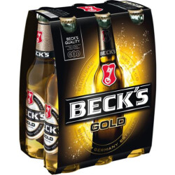 Becks Gold 6x0,33l Träger
