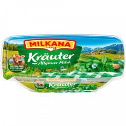 Milkana Schmelzkäse Kräuter 50% Fett i.Tr.200g