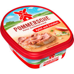 Pommersche Gutsleberwurst mit Apfel und Zwiebel 125g