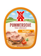 Pommersche Geflügelleberwurst fein 125g