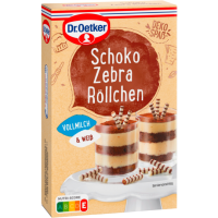 Dr.Oetker Schoko Zebraröllchen 75g