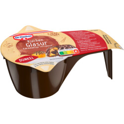 Dr.Oetker Becherglasur Dunkel 125g