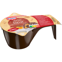 Dr.Oetker Becherglasur Dunkel 125g