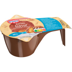 Dr.Oetker Becherglasur Hell 125g