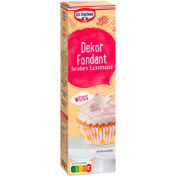 Dr.Oetker Dekor Fondant Weiß 100g