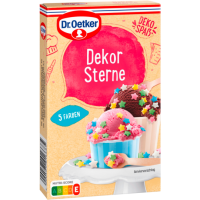 Dr.Oetker Dekor Sterne 60g