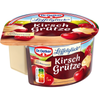 Dr.Oetker Kirsch Grütze mit Vanillecreme 160g