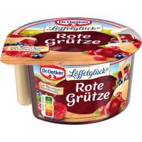 Dr.Oetker Rote Grütze mit Bourbon-Vanillesosse 160g