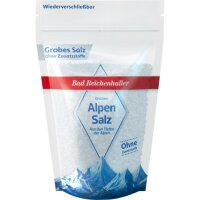 Bad Reichenhaller Alpensalz grob 500g