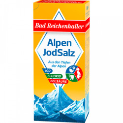 Bad Reichenhaller Jodsalz mit Fluorid &amp; Fols&auml;ure...