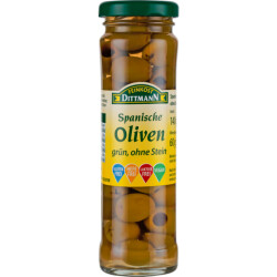 Feinkost Dittmann Oliven Grün ohne Stein 140g
