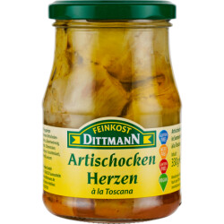 Feinkost Dittmann Artischockenherzen Toscana 330g