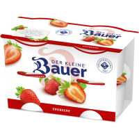 Bauer Fruchtjoghurt Erdbeere 4er 100g