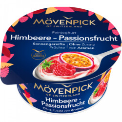 M&ouml;venpick Feinjoghurt Himbeere-Passionsfrucht 150g