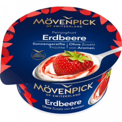 M&ouml;venpick Feinjoghurt Erdbeere 150g