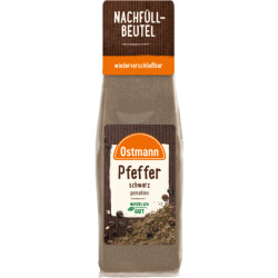 Ostmann Pfeffer schwarz gemahlen 50g