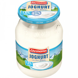 Ehrmann Frischer Joghurt 1,5%500g MW