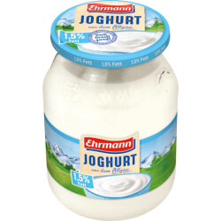 Ehrmann Frischer Joghurt 1,5%500g MW