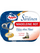 Appel Sardinen Madeleine rot in Olivenöl 105g