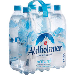 Adelholzener Mineralwasser Naturell 6x1l Träger