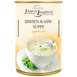 Jürgen Langbein Erbsen Rahm Suppe 400ml