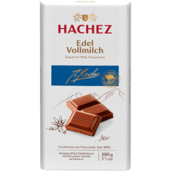 Hachez Chocolade Edel-Vollmilch 100g
