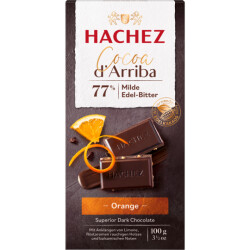 Hachez Cocoa D Arriba Orange100g