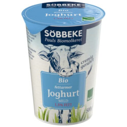 Bio S&ouml;bbeke Joghurt mild cremig ger&uuml;hrt 1,5% 500g