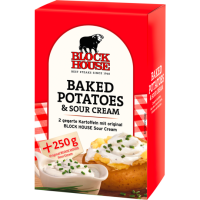 Block House 2 Baked Potatoes mit Sour Cream 650g