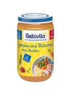 Bebivita Menü Gemüse und Hühnchen mit Nudeln ab 12.Monat 250g