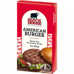 Block House American Burger 4er 125g
