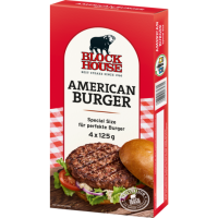 Block House American Burger 4er 125g