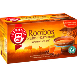Teekanne Rooibos Sahne-Karamel 20er