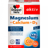 Doppelherz Magnesium+Calcium+D3 40er 73,5g