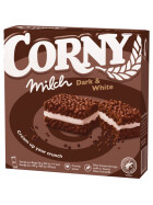 Corny Milch Dark & White 4er 120g