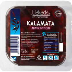 Liakada Kalamata-Oliven 170g